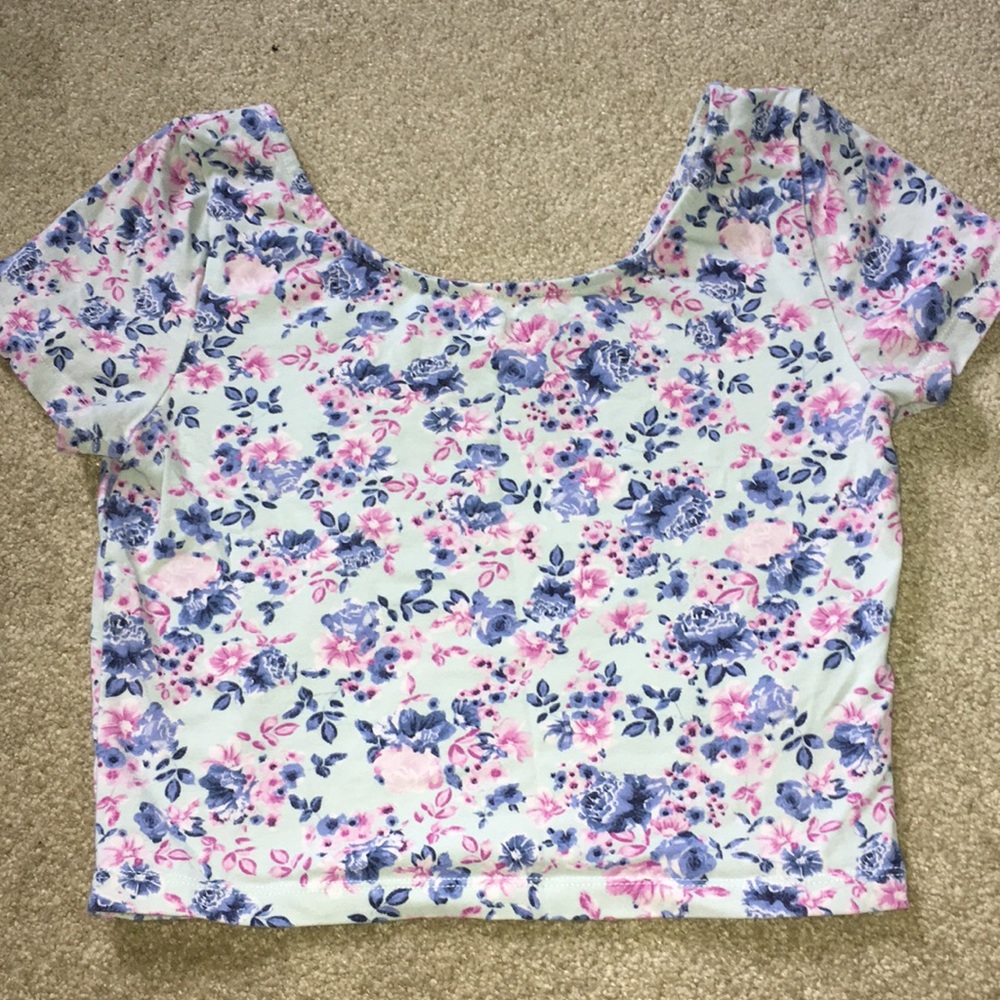 H&M Floral Crop Top